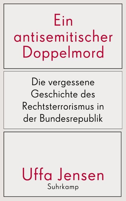 Ein antisemitischer Doppelmord, Uffa Jensen - Gebonden - 9783518430026