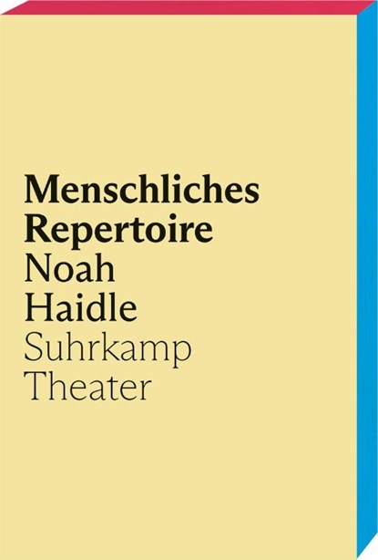 Menschliches Repertoire, Noah Haidle - Paperback - 9783518432877