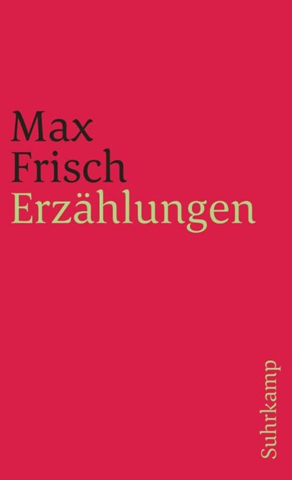 Erzählungen, Max Frisch - Paperback - 9783518456583