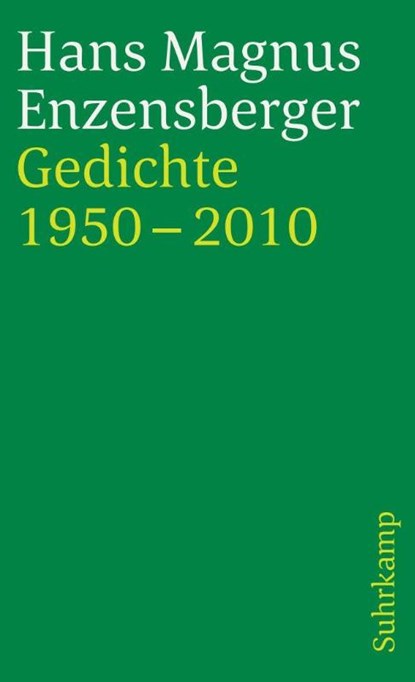 Gedichte 1950-2010, Hans Magnus Enzensberger - Paperback - 9783518462010