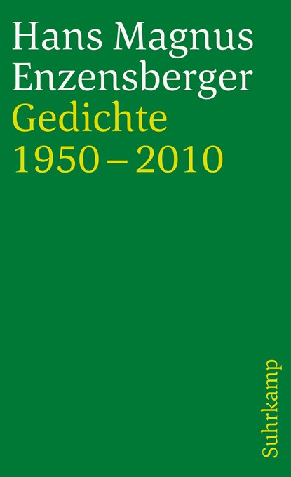 Gedichte 1950-2010, Hans Magnus Enzensberger - Paperback - 9783518462010