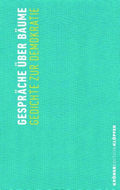 Gespräche über Bäume, Hubert Klöpfer ; Thomas Weiß - Gebonden - 9783520772015