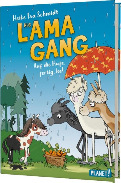 Die Lama-Gang. Mit Herz & Spucke 4: Auf die Hufe, fertig los!, Heike Eva Schmidt - Gebonden - 9783522508056