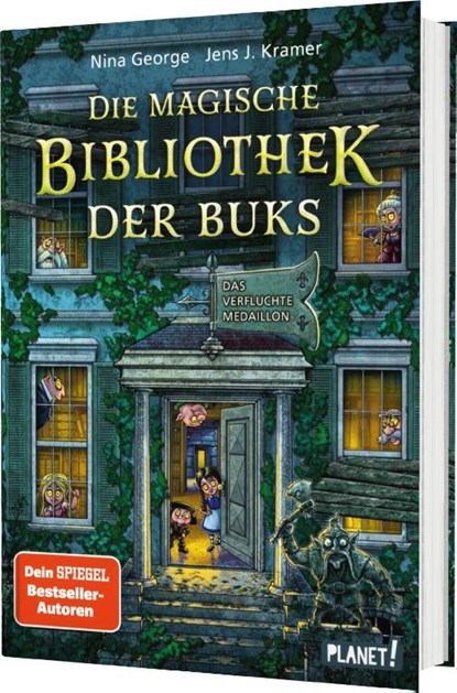 Die magische Bibliothek der Buks 2: Das verfluchte Medaillon, Nina George ; Jens J. Kramer - Gebonden - 9783522508230