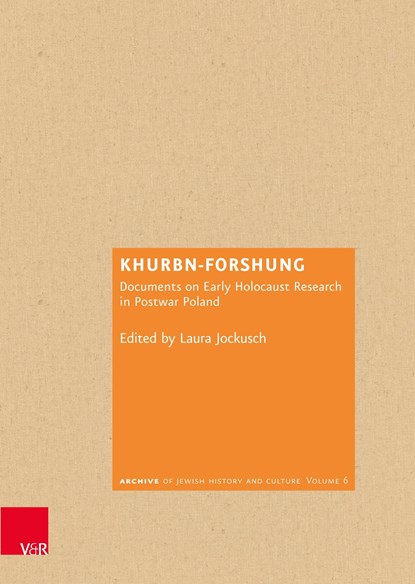 Khurbn-Forshung, Laura Jockusch - Gebonden - 9783525368565