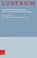 Lustrum Band 63 - 2021, DEUFERT,  Marcus ; Männlein-Robert, Irmgard - Paperback - 9783525802373