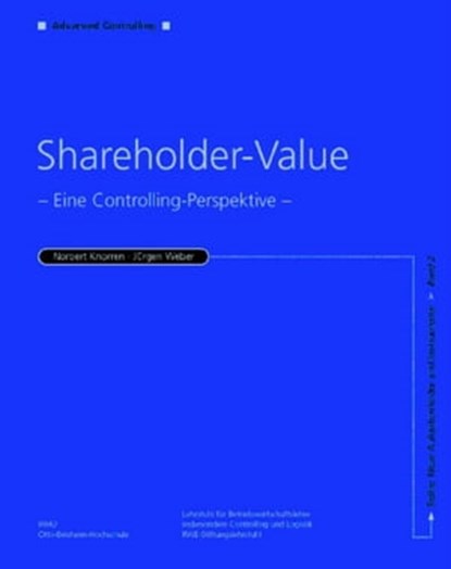 Shareholder Value, Norbert Knorren ; Jürgen Weber - Ebook - 9783527666058