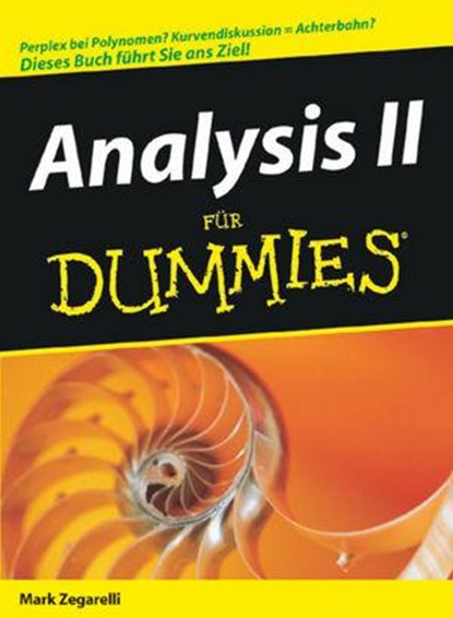 Analysis II fur Dummies, M Zegarelli - Paperback - 9783527705092