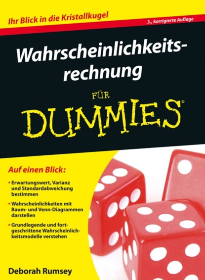 Wahrscheinlichkeitsrechnung fur Dummies, Deborah J. Rumsey - Paperback - 9783527713257