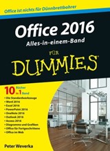 Office 2016 für Dummies Alles-in-einem-Band - Peter Weverka - 9783527805525