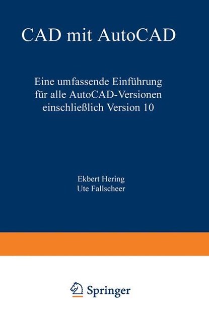 CAD mit AutoCAD, Ekbert Hering - Paperback - 9783528145903
