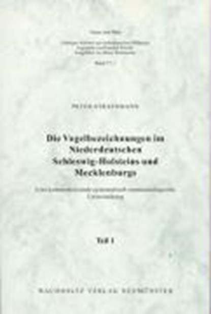 Strathmann, P: Vogelbezeichnungen/ Teil 1-3, STRATHMANN,  Peter - Paperback - 9783529073311