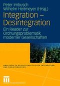 Integration - Desintegration | Peter Imbusch ; Wilhelm Heitmeyer | 