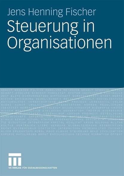 Steuerung in Organisationen, Jens Henning Fischer - Paperback - 9783531162980