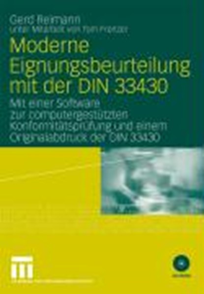 Moderne Eignungsbeurteilung Mit Der Din 33430, Gerd Reimann - Paperback - 9783531165325