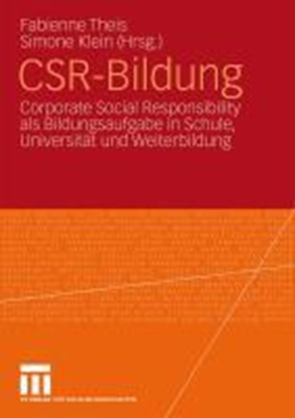 Csr-Bildung, Fabiene Theis ; Simone Klein - Paperback - 9783531169422