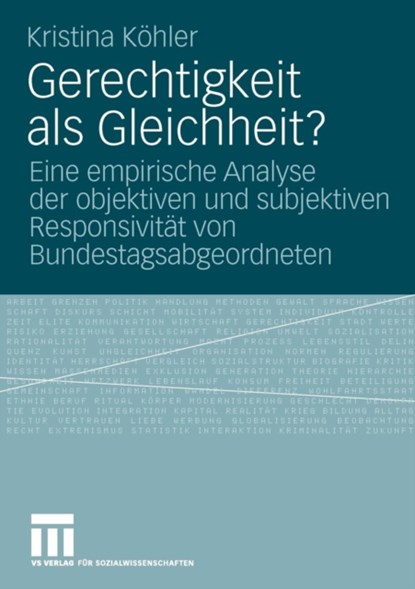 Gerechtigkeit ALS Gleichheit?, niet bekend - Paperback - 9783531170534