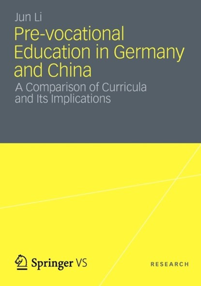 Pre-vocational Education in Germany and China, niet bekend - Paperback - 9783531194394