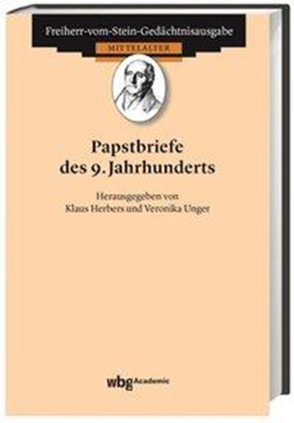 Papstbriefe des 9. Jahrhunderts, Klaus Herbers ; Veronika Unger ; Hans-Werner Goetz - Gebonden - 9783534269389