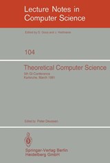 Theoretical Computer Science - P. Deussen - 9783540105763