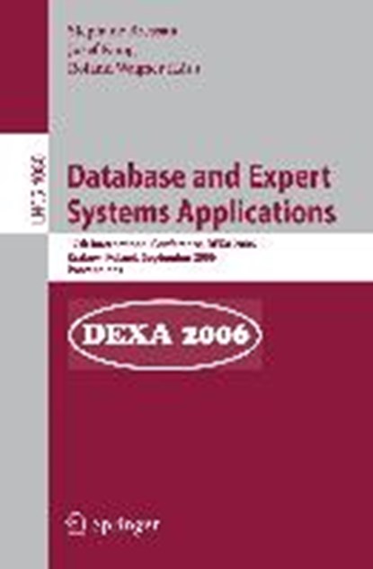 Database and Expert Systems Applications, Stephane Bressan ; Josef Kung ; Roland Wagner - Paperback - 9783540378716