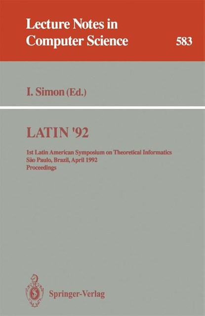 LATIN '92, Imre Simon - Paperback - 9783540552840