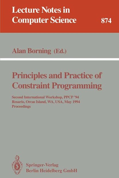 Principles and Practice of Constraint Programming, Alan Borning - Paperback - 9783540586012