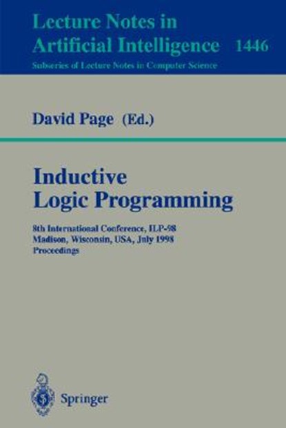 Inductive Logic Programming, David Page - Paperback - 9783540647386
