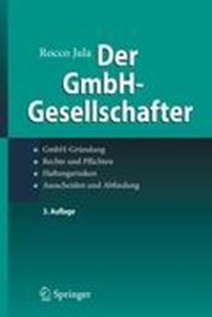 Der GmbH-Gesellschafter, JULA,  Rocco - Gebonden - 9783540759829