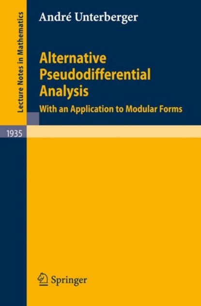 Alternative Pseudodifferential Analysis, niet bekend - Paperback - 9783540779100