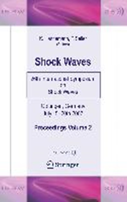 Shock Waves, Klaus Hannemann ; Friedrich Seiler - Gebonden - 9783540851806