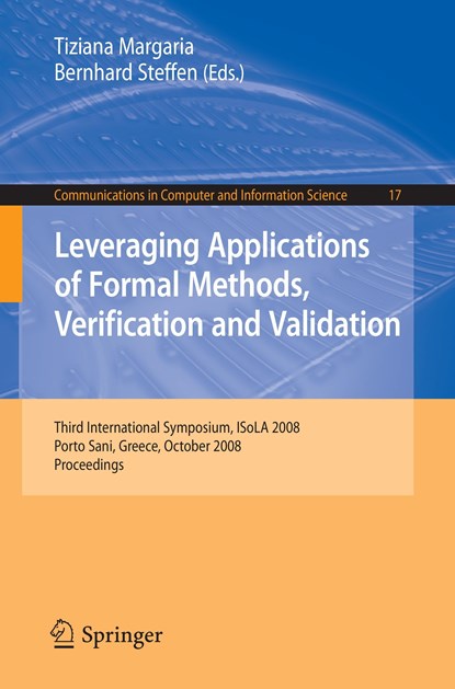 Leveraging Applications of Formal Methods, Verification and Validation, niet bekend - Paperback - 9783540884781