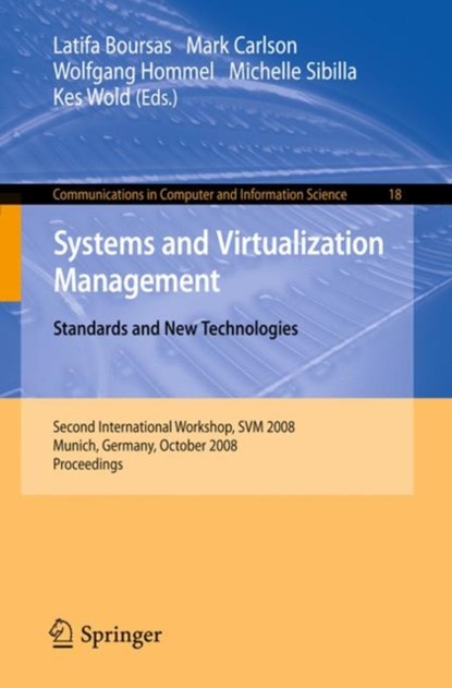 Systems and Virtualization Management, niet bekend - Paperback - 9783540887072