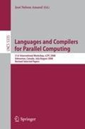 Languages and Compilers for Parallel Computing | José Nelson Amaral | 