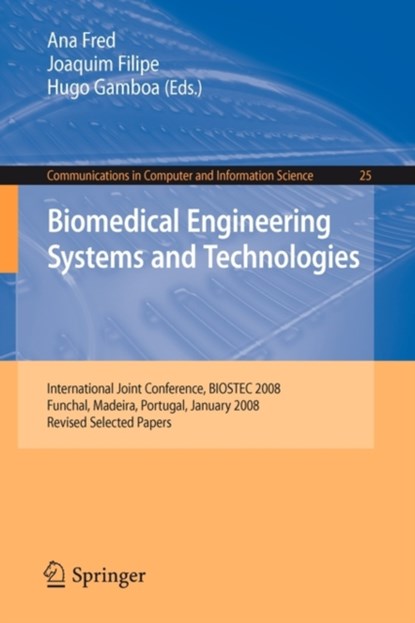 Biomedical Engineering Systems and Technologies, niet bekend - Paperback - 9783540922186