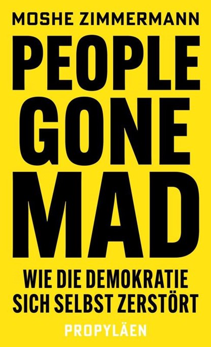 People gone mad, Moshe Zimmermann - Gebonden - 9783549110201