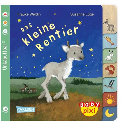 Baby Pixi (unkaputtbar) 122: Das kleine Rentier, Susanne Lütje - Paperback - 9783551062390