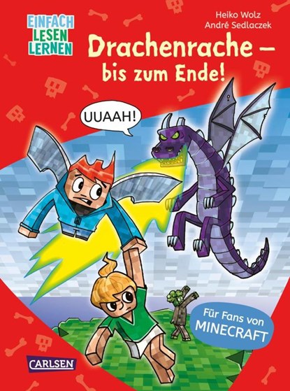 Lesenlernen mit Spaß - Minecraft 3: Drachenrache - bis zum Ende!, Heiko Wolz - Gebonden - 9783551068460