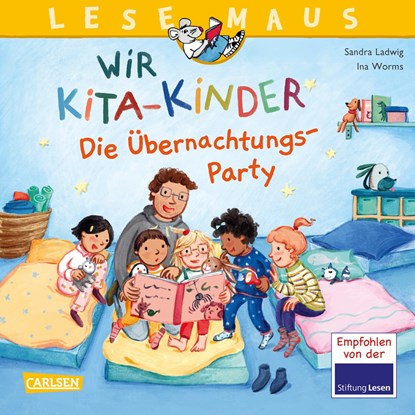 LESEMAUS 166: Wir KiTa-Kinder - Die Übernachtungs-Party, Sandra Ladwig - Paperback - 9783551080677