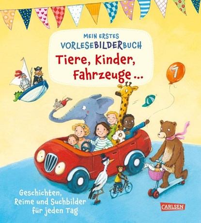 Mein erstes Vorlese-Bilder-Buch: Tiere, Kinder, Fahrzeuge und noch viel mehr, Günther Jakobs ; Anna Taube ; Annette Moser ; Julia Hofmann - Gebonden - 9783551172082