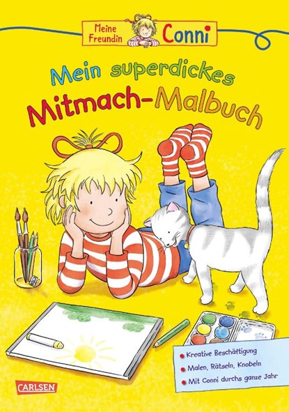 Conni Gelbe Reihe: Mein superdickes Mitmach-Malbuch, Hanna Sörensen - Paperback - 9783551186584