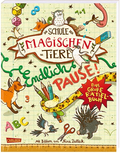 Die Schule der magischen Tiere: Endlich Pause! Das große Rätselbuch, Nikki Busch ;  Margit Auer - Paperback - 9783551186607