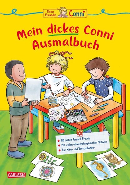 Conni Gelbe Reihe (Beschäftigungsbuch): Mein dickes Conni-Ausmalbuch, Hanna Sörensen - Paperback - 9783551191809