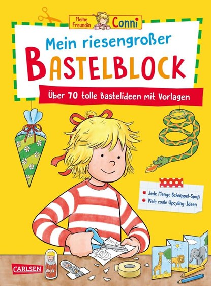 Conni Gelbe Reihe (Beschäftigungsbuch): Mein riesengroßer Bastelblock, Hanna Sörensen - Paperback - 9783551191816