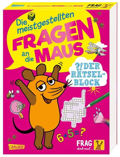 Frag doch mal ... die Maus: Die meistgestellten Fragen an die Maus - Der Rätselblock, Linda Hartwig - Paperback - 9783551253682