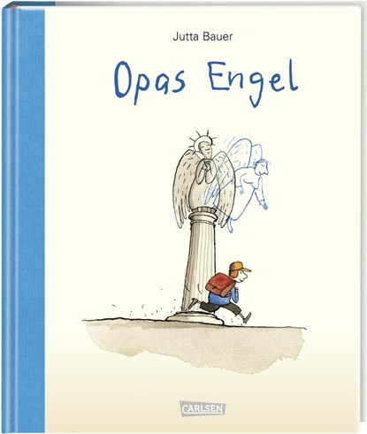 Opas Engel - Jubiläumsausgabe im großen Format in hochwertiger Ausstattung mit Halbleinen, Jutta Bauer - Gebonden - 9783551521613