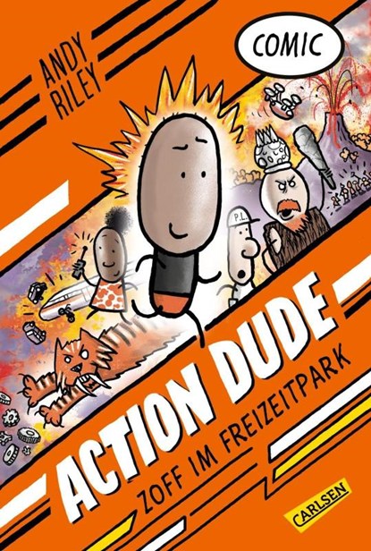Action Dude 1: Zoff im Freizeitpark, Andy Riley - Gebonden - 9783551559760