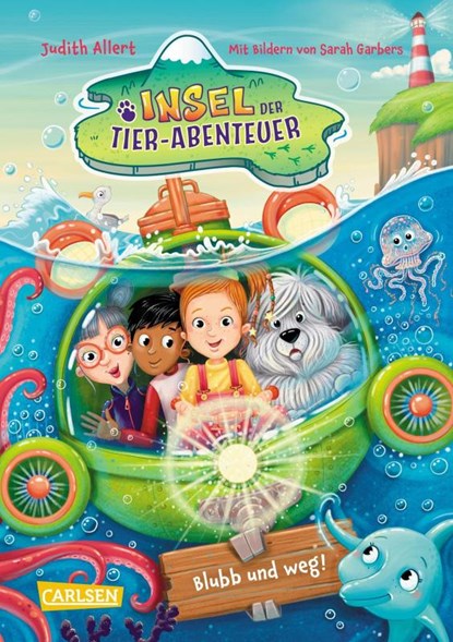 Insel der Tier-Abenteuer 2: Blubb und weg!, Judith Allert - Gebonden - 9783551654779