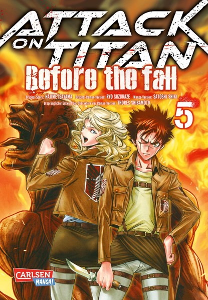 Attack on Titan - Before the Fall 5, Hajime Isayama ;  Ryo Suzukaze - Paperback - 9783551743749