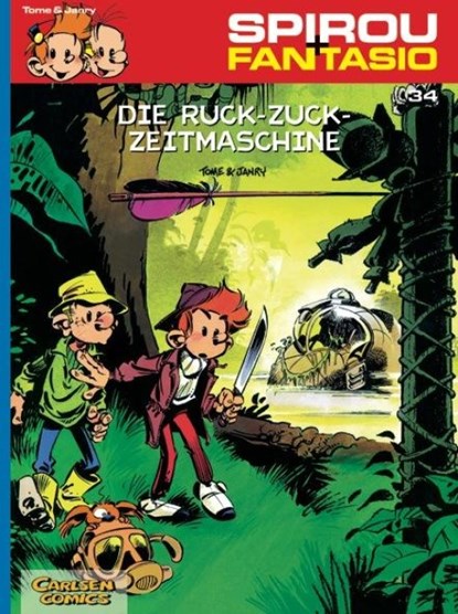 Spirou & Fantasio 34: Die Ruck-Zuck-Zeitmaschine, Janry ; Tome - Paperback - 9783551772343